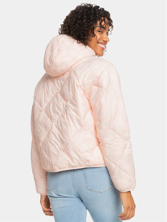 Roxy Roxy Geacă Wind Swept Hood Jckt ERJJK03571 Écru Regular Fit