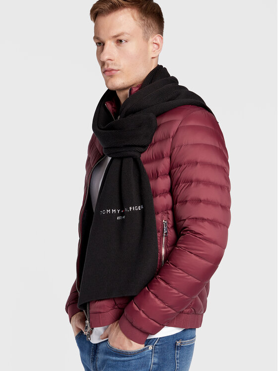 Tommy Hilfiger Tommy Hilfiger Κασκόλ Horizon AM0AM10372 Μαύρο