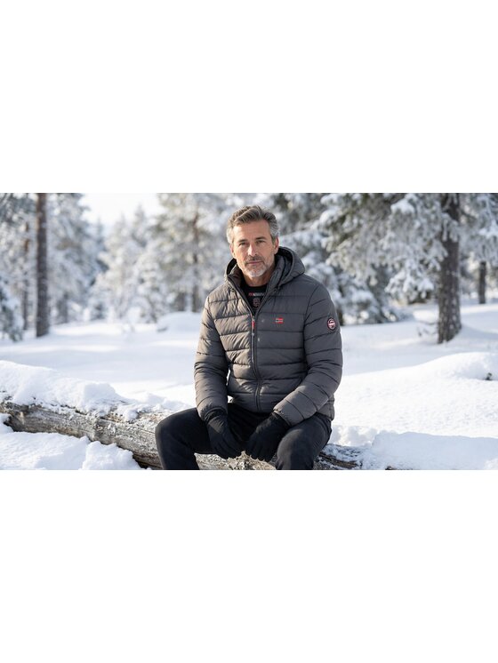 Geographical Norway Geographical Norway Kurtka przejściowa WA1459H/GN-DARK GREY Szary Reglan Fit