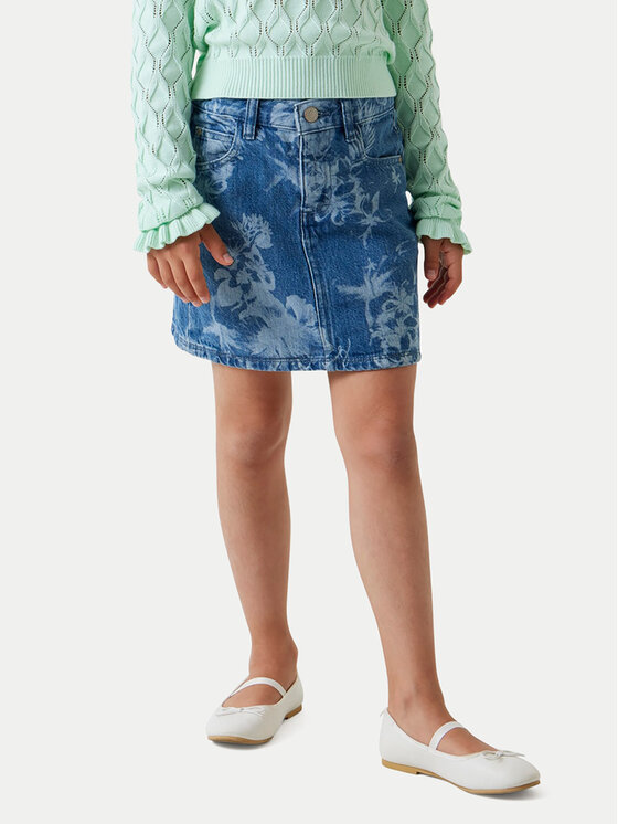 Guess Guess Džinsa svārki J6GD26 D45E0 Zils Regular Fit