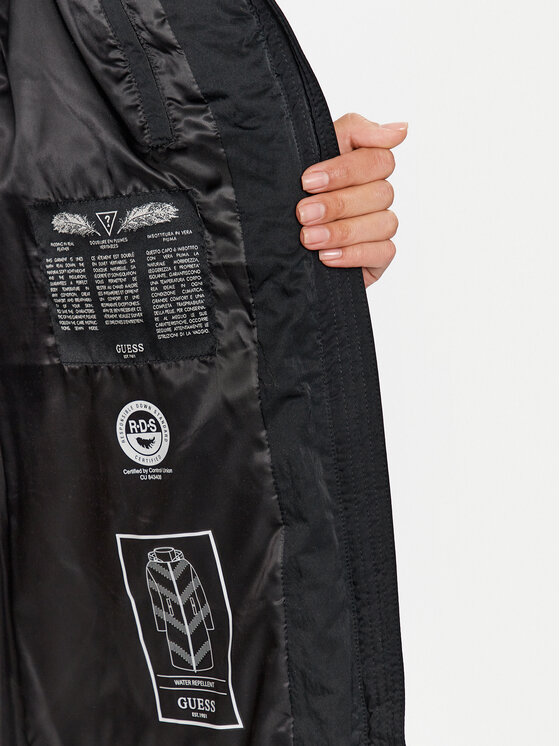 Guess Guess Télikabát W3BL42 WFSV2 Fekete Regular Fit