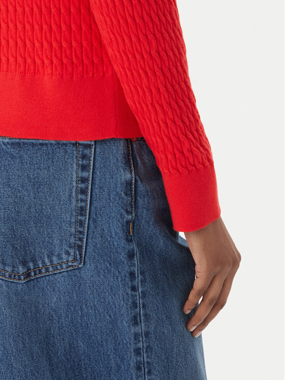 Tommy Hilfiger Tommy Hilfiger Кардиган WW0WW43329 Червен Regular Fit