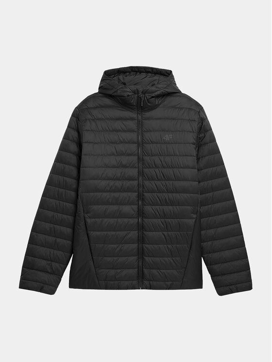 4F 4F Übergangsjacke 4FAW23TDJAM240 Schwarz Regular Fit