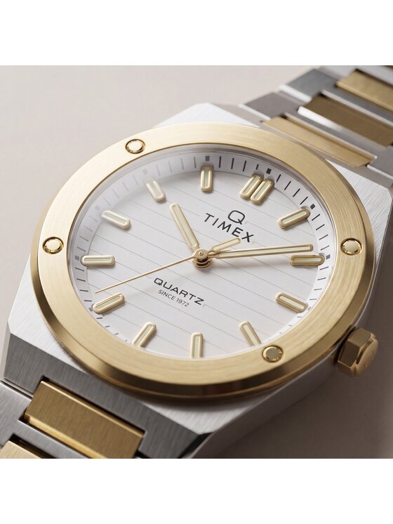 Timex Timex Zegarek TW2Y81900 Złoty