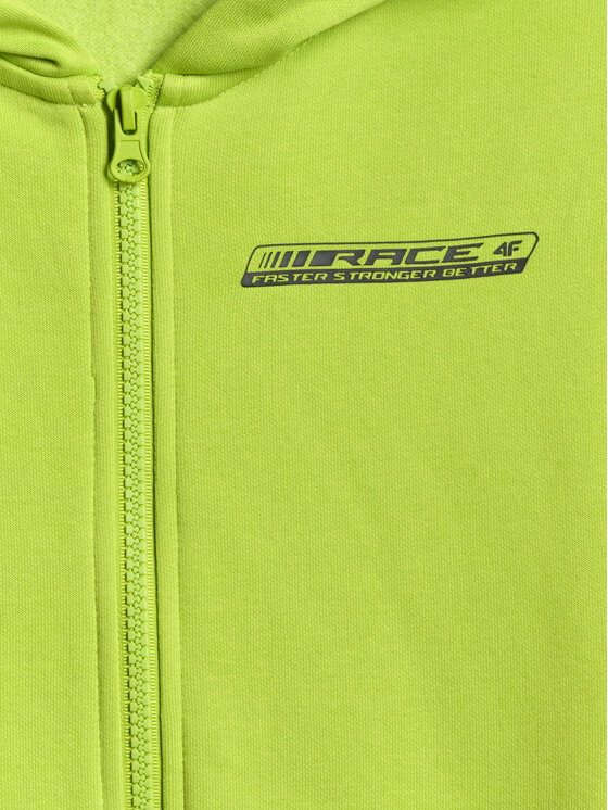 4F 4F Bluza ESPORTS RACING Zielony Loose Fit