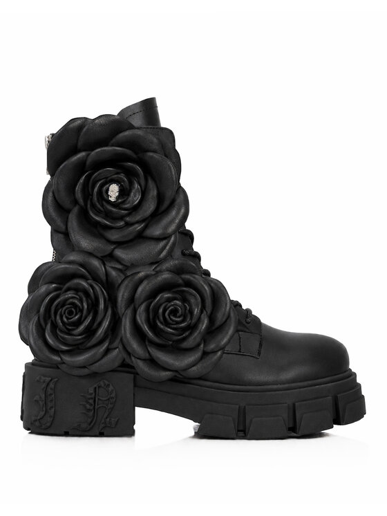 PHILIPP PLEIN PHILIPP PLEIN Členková obuv s elastickým prvkom 31324 Čierna