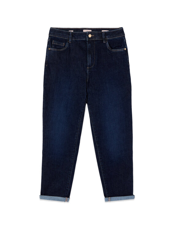 Oltre Oltre Jeansy P579R309164N034 Niebieski Baggy Fit