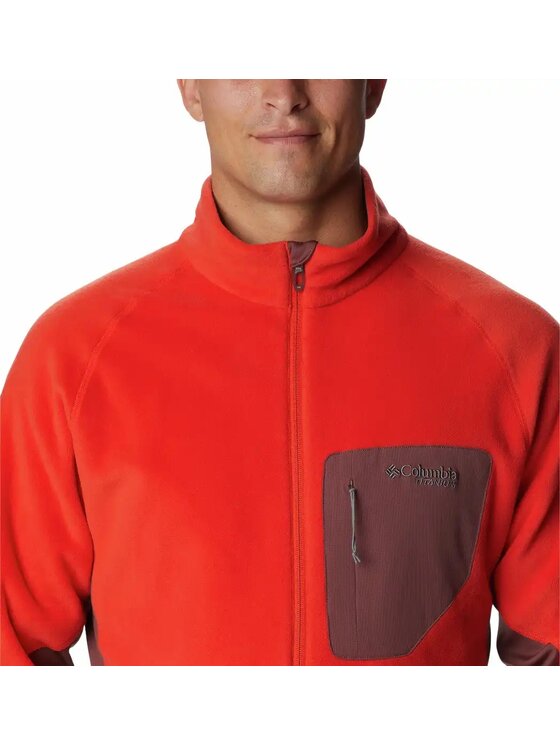 Columbia Columbia Polar 186642 Pomarańczowy Regular Fit