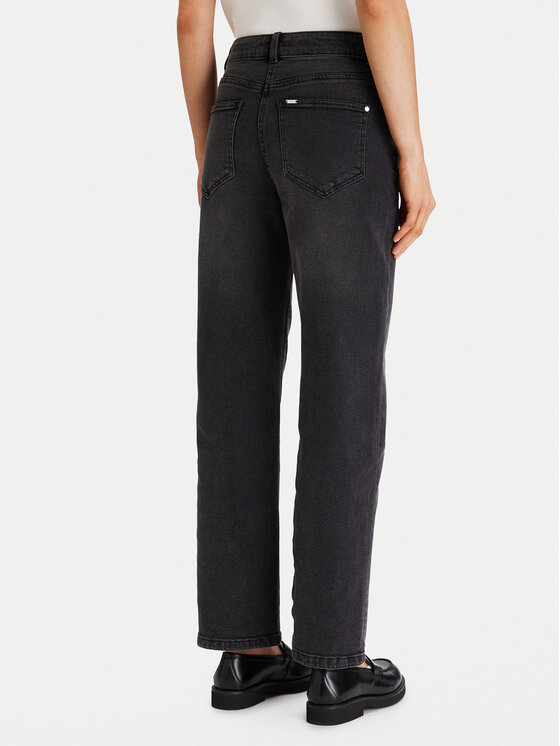 Morgan Morgan Džinsai 252-PNICE Juoda Wide Leg
