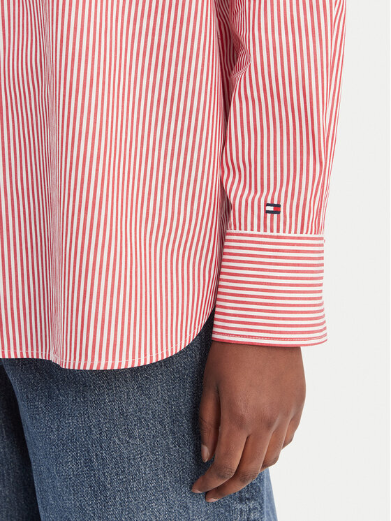 Tommy Hilfiger Tommy Hilfiger Krekls WW0WW48190 Sarkans Regular Fit