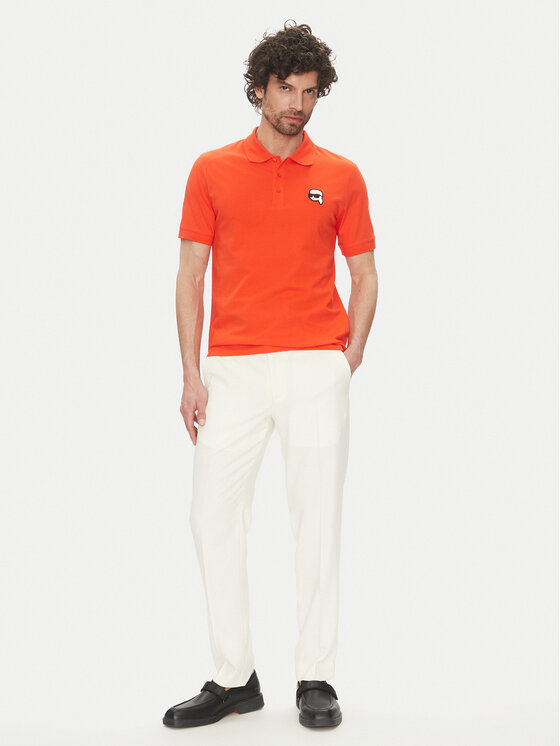 KARL LAGERFELD KARL LAGERFELD Polokošile 745710 552224 Červená Regular Fit