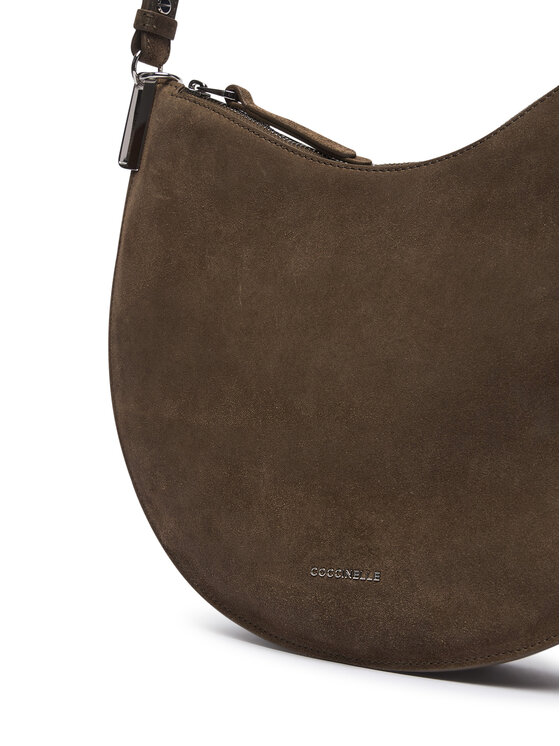 Coccinelle Coccinelle Handtasche QKG Coccinellesunup Suede E1 QKG 13 02 01 Khakifarben