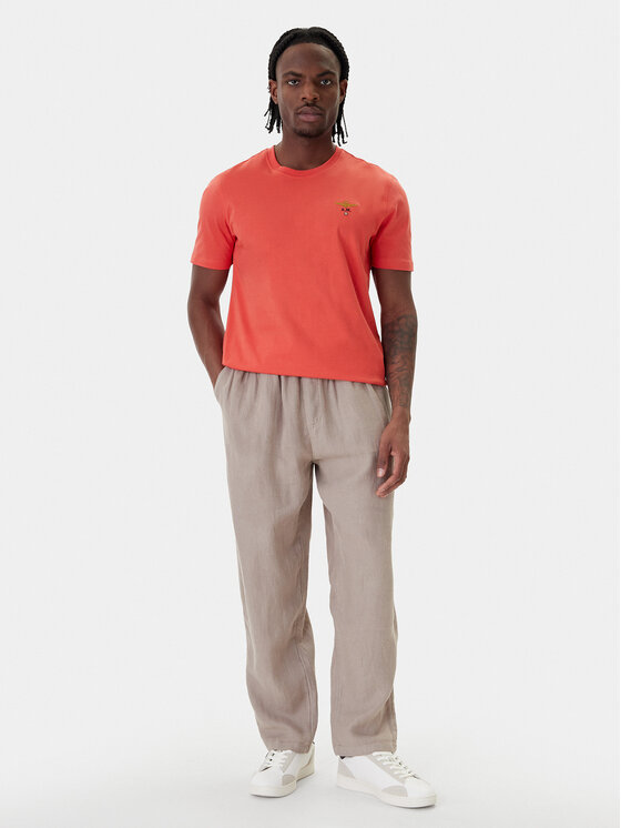 Aeronautica Militare Aeronautica Militare Tričko 261TS1580UJ00372 Oranžová Regular Fit
