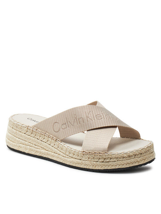 Calvin Klein Jeans Espadrilky Sporty Wedge Rope Sandal Mr YW0YW01364 ...