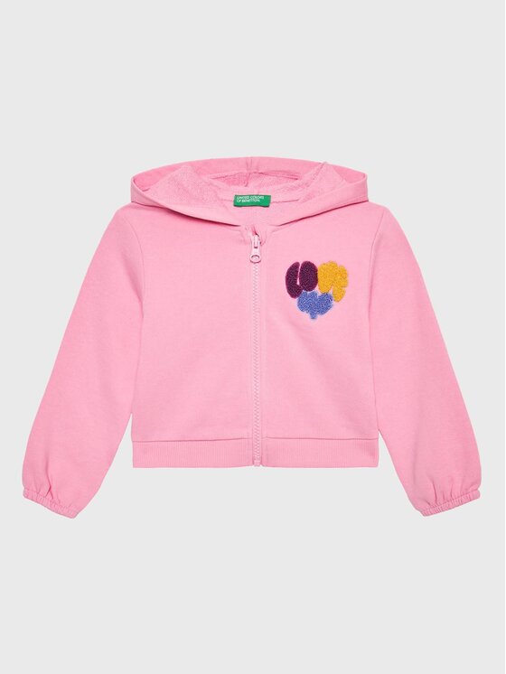 United Colors Of Benetton United Colors Of Benetton Džemperis 3J68G501U Rožinė Regular Fit