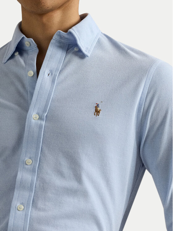 Polo Ralph Lauren Polo Ralph Lauren Srajca 710932545013 Svetlo modra Slim Fit