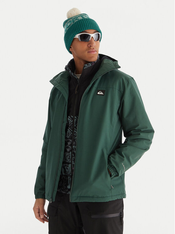 Quiksilver Quiksilver Átmeneti kabát Overcast 3K EQYJK04202 Zöld Regular Fit
