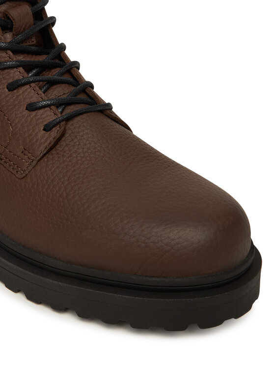 Tommy Jeans Tommy Jeans Šnurovacia obuv Tjm Lace Up Tumbled High EM0EM01631 Hnedá