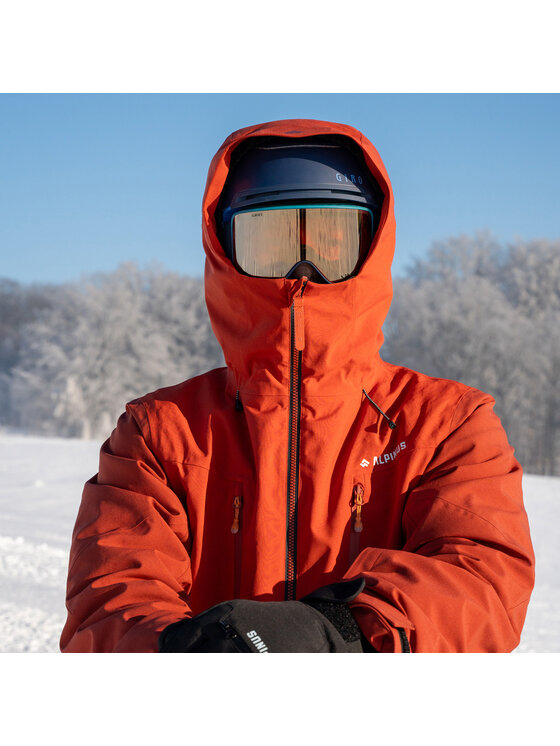 Alpinus Alpinus Kurtka narciarska Cedras Czerwony Regular Fit