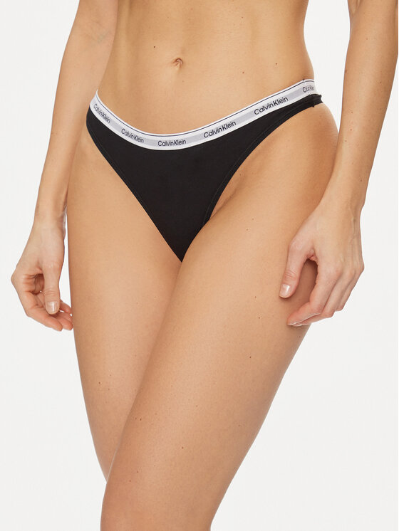 Calvin Klein Underwear Set 3 perechi de chilo i tanga 000QD5209E Colorat Modivo.ro
