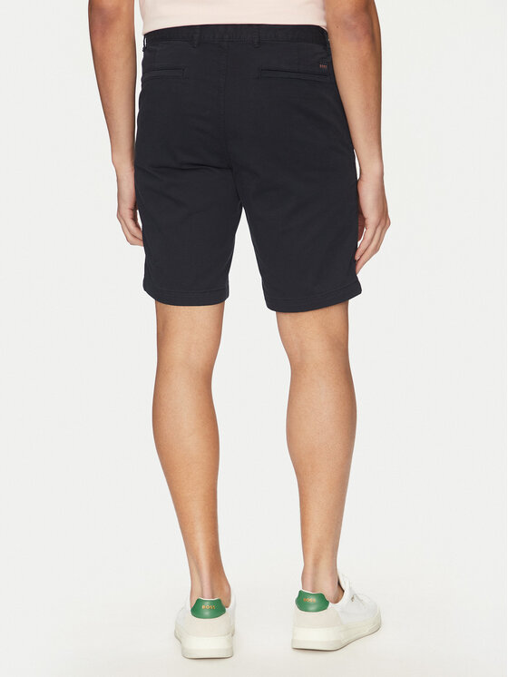 BOSS BOSS Bavlnené šortky 50536723 Tmavomodrá Slim Fit