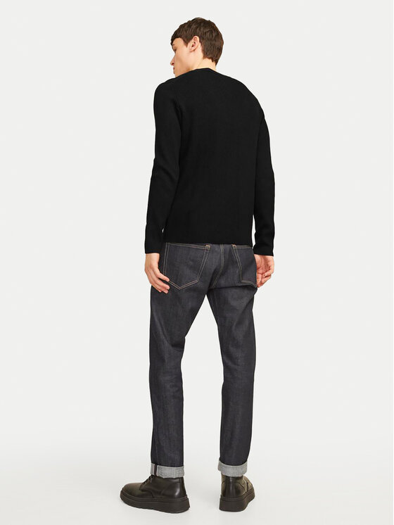 Jack & Jones Jack & Jones Sweter Perfect 12257771 Czarny Regular Fit