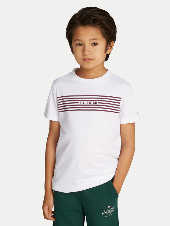 Tommy Hilfiger T-krekls KB0KB09464 D Balts Regular Fit