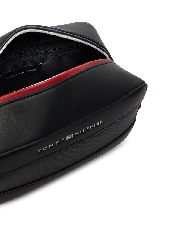 Tommy Hilfiger Tommy Hilfiger Kosmetyczka Th Foundation Washbag AM0AM14161 Czarny