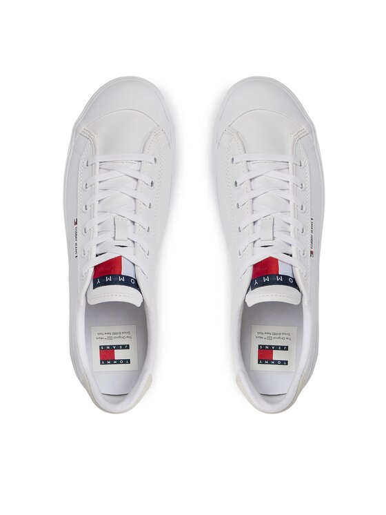 Tommy Jeans Tommy Jeans Laisvalaikio batai Th Central Cc And Coin Balta