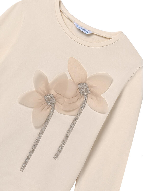 Mayoral Mayoral Bluse 7017 Écru Regular Fit