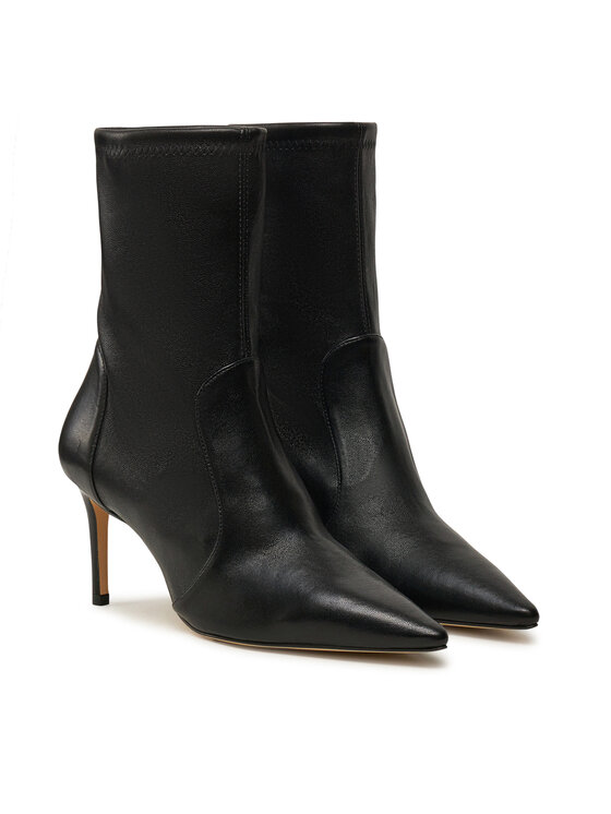 Stuart Weitzman Stuart Weitzman Polokozačky Stuart 85 Str Bootie SB657 Černá