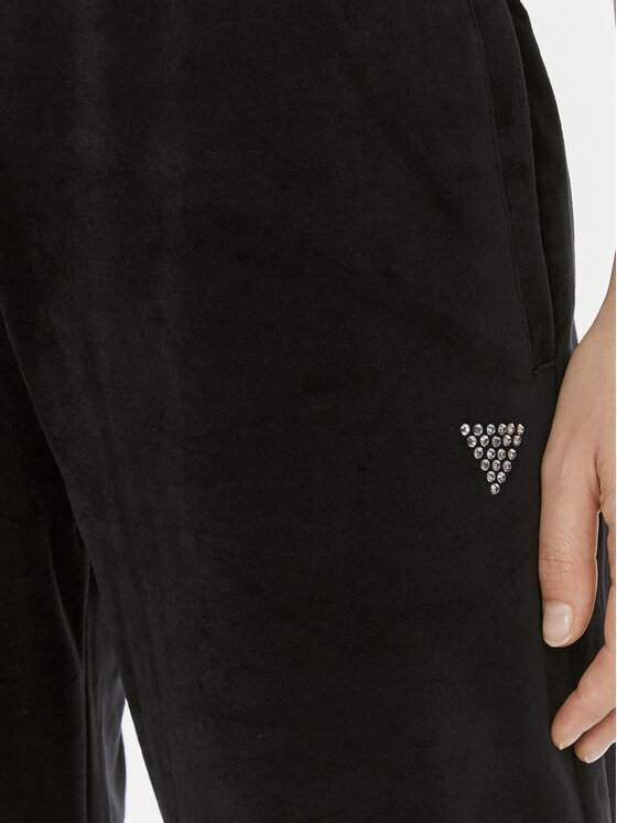 Guess Guess Pantaloni da tuta Couture V3BB26 KBXI2 Nero Regular Fit