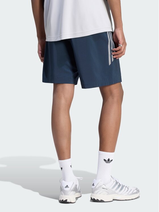 adidas adidas Szorty materiałowe 159225 Błękitny Regular Fit
