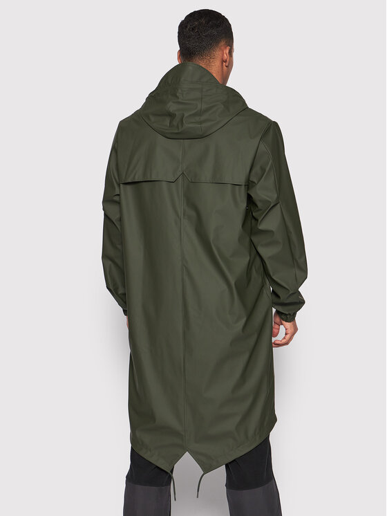 Rains Rains Kurtka przeciwdeszczowa Unisex 18140 Zielony Regular Fit