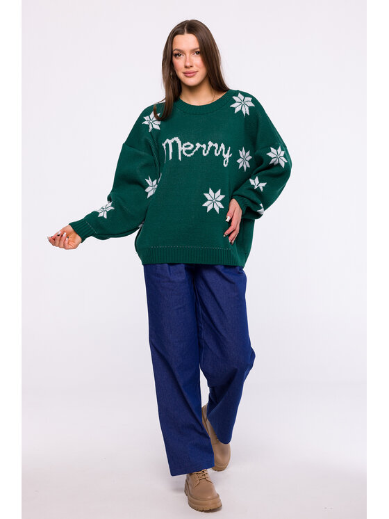 Made of Emotion Made of Emotion Maglione MXS10 Verde Comfort Fit