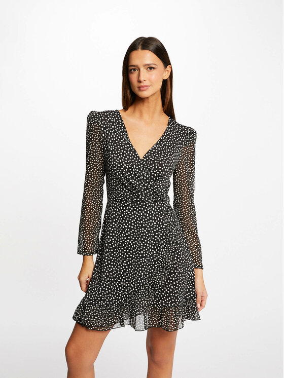 Morgan Morgan Kleid für den Alltag 231-RLOIS Schwarz Regular Fit