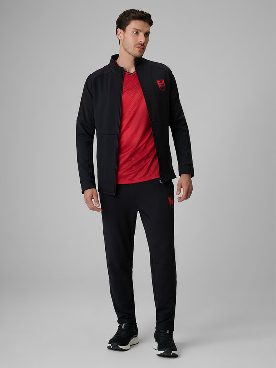 4F 4F Spodnie dresowe FOOTBALL Czarny Regular Fit