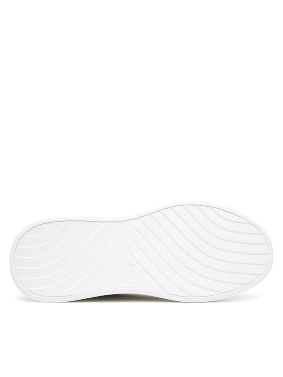 Tommy Hilfiger Tommy Hilfiger Laisvalaikio batai Monogram Platform Snk FW0FW09155 Écru