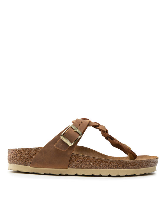 Birkenstock Birkenstock Japonki Gizeh Braided 1021355 Brązowy