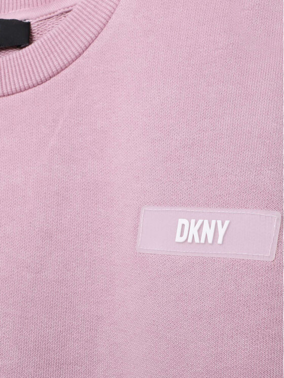 DKNY DKNY Kötött ruha D32887 D Rózsaszín Regular Fit