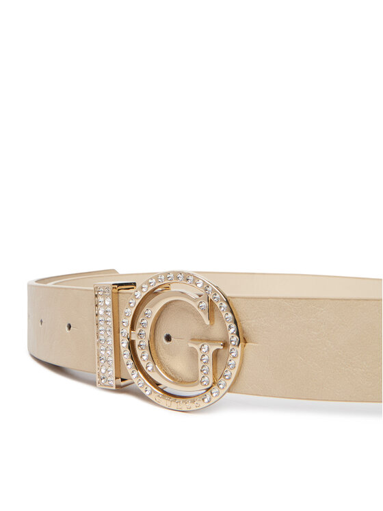 Guess Guess Pasek Damski W6RZ01 WHFW0 Beżowy