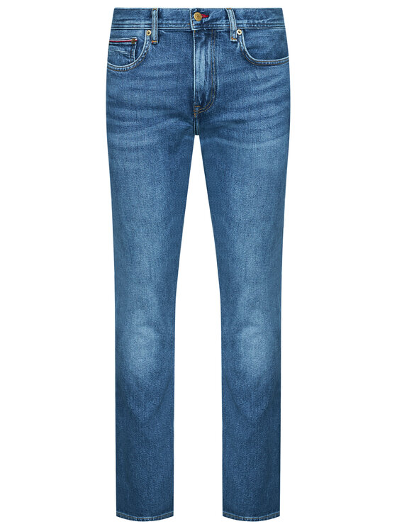 Tommy Hilfiger Tommy Hilfiger Džinsi Denton MW0MW15603 Zils Straight Fit