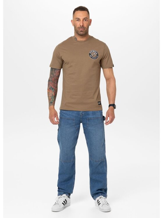 PITBULL PITBULL T-Shirt AUTOMATIC Brązowy Regular Fit