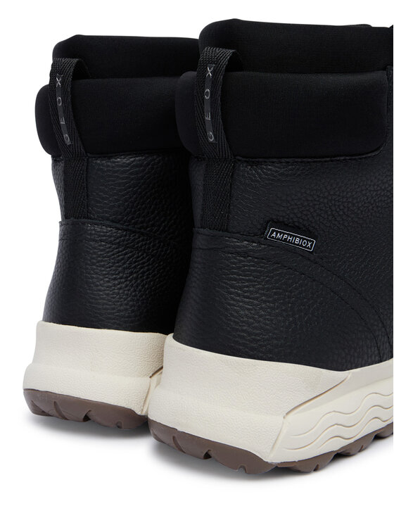 Geox Geox Šnurovacia obuv D Spherica 4X4 B Abx D6626B 4611 C9999 Čierna