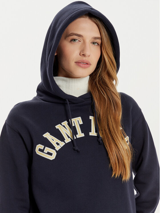 Gant Gant Bluză 1949 Arch Graphic 4201262 Bleumarin Loose Fit