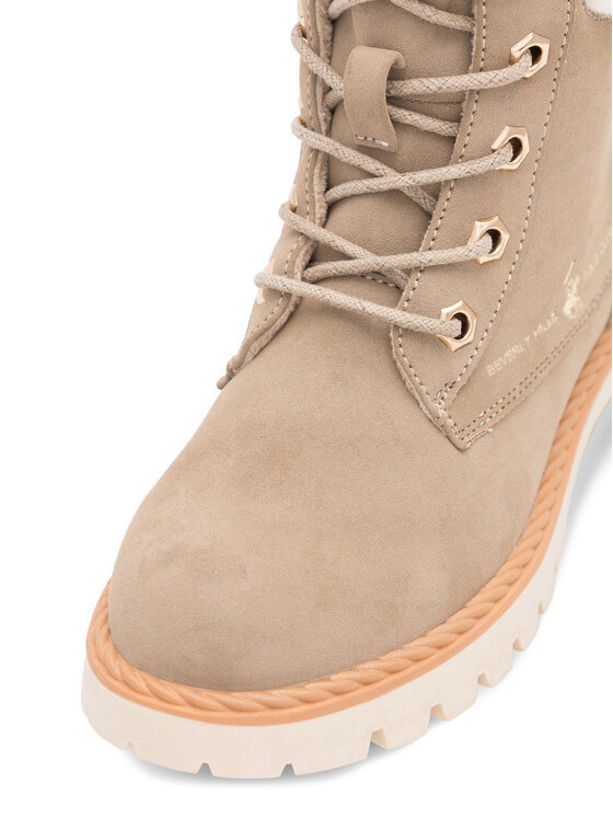 Beverly Hills Polo Club Beverly Hills Polo Club Schnürstiefeletten CS6135-02 Beige