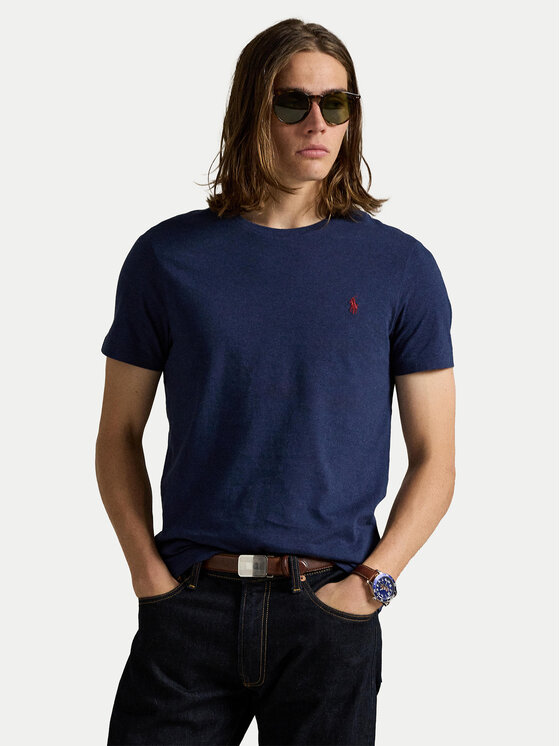 Polo Ralph Lauren Polo Ralph Lauren Тишърт 710671438282 Тъмносин Slim Fit