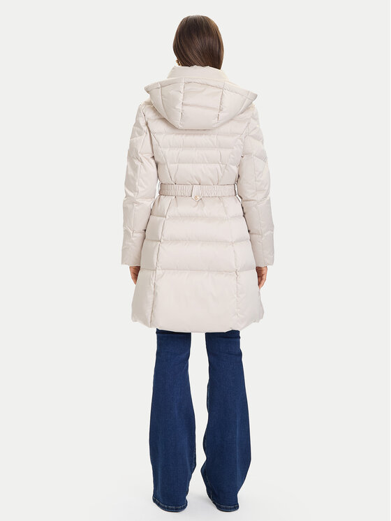 Guess Guess Vatovaná bunda W5BL30 W2802 Écru Regular Fit
