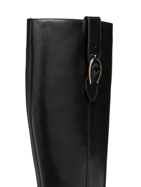 Geox Geox Čizme ispod koljena D Walk Pleasure D46TGD 00043 C9999 Crna