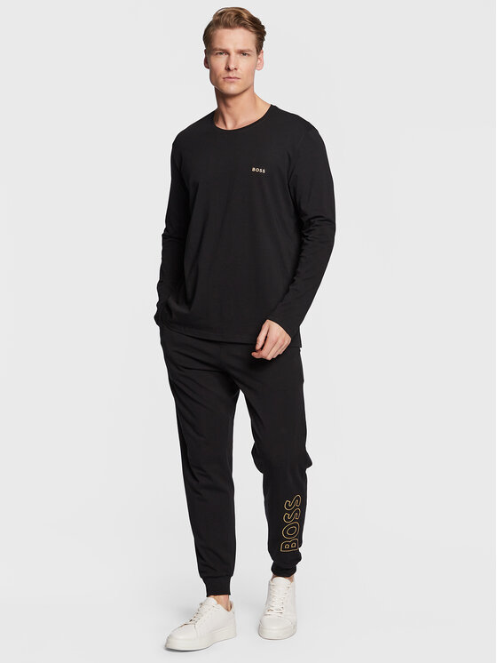 Longsleeve Mix&Match 50480541 Nero Regular Fit